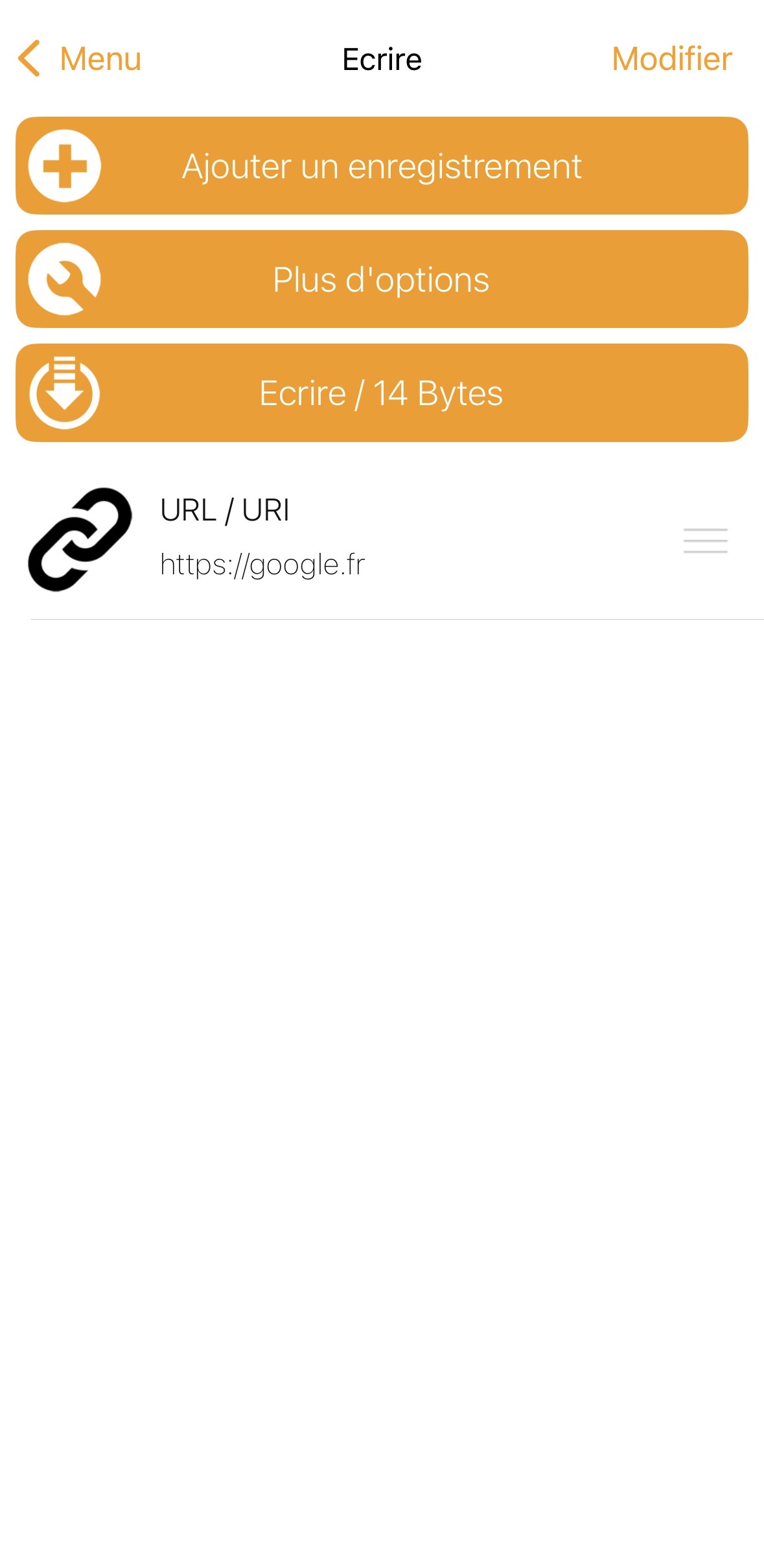 Capture d’écran – Test de l’automatisation